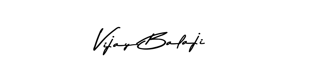 Make a beautiful signature design for name Vijay Balaji. With this signature (Asem Kandis PERSONAL USE) style, you can create a handwritten signature for free. Vijay Balaji signature style 9 images and pictures png