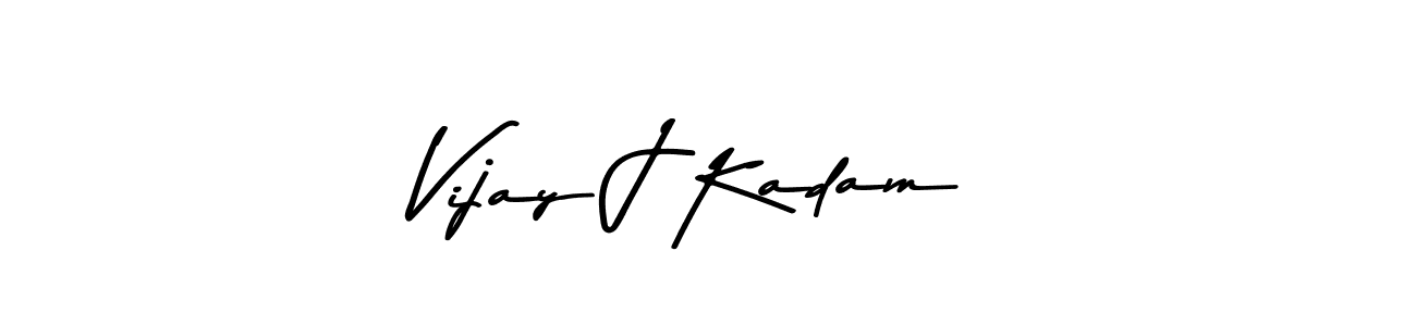 The best way (Asem Kandis PERSONAL USE) to make a short signature is to pick only two or three words in your name. The name Vijay J Kadam include a total of six letters. For converting this name. Vijay J Kadam signature style 9 images and pictures png