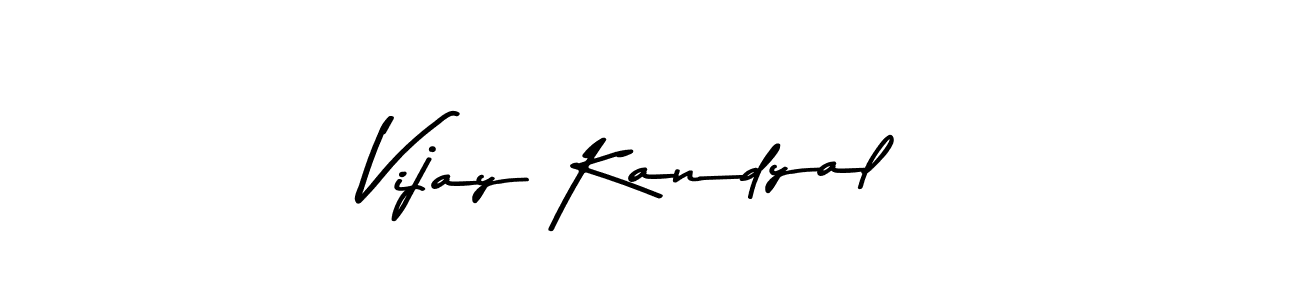 Design your own signature with our free online signature maker. With this signature software, you can create a handwritten (Asem Kandis PERSONAL USE) signature for name Vijay Kandyal. Vijay Kandyal signature style 9 images and pictures png