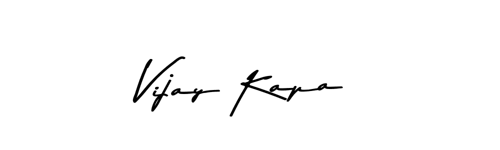 Use a signature maker to create a handwritten signature online. With this signature software, you can design (Asem Kandis PERSONAL USE) your own signature for name Vijay Kapa. Vijay Kapa signature style 9 images and pictures png