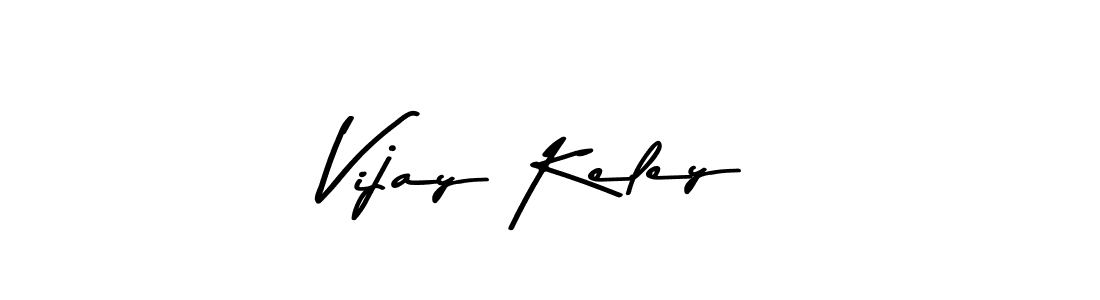 Create a beautiful signature design for name Vijay Keley. With this signature (Asem Kandis PERSONAL USE) fonts, you can make a handwritten signature for free. Vijay Keley signature style 9 images and pictures png