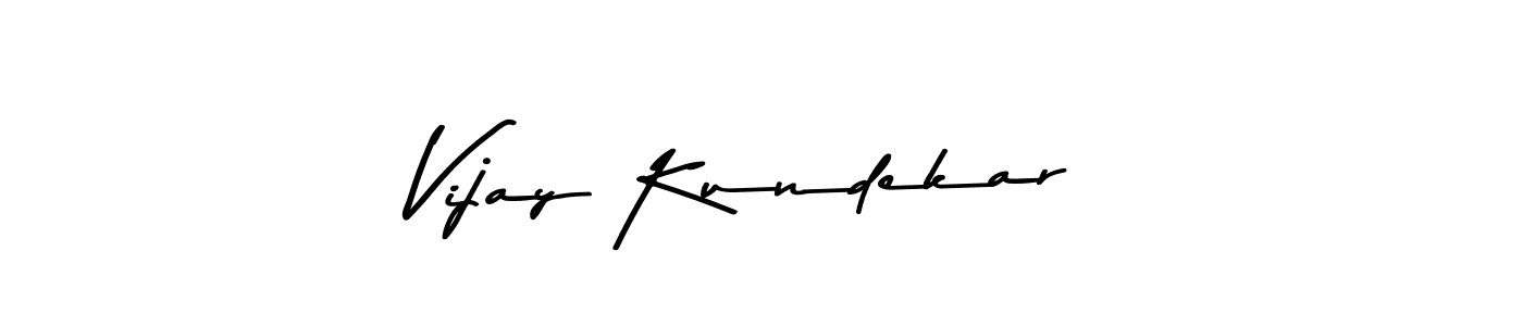 How to make Vijay Kundekar signature? Asem Kandis PERSONAL USE is a professional autograph style. Create handwritten signature for Vijay Kundekar name. Vijay Kundekar signature style 9 images and pictures png