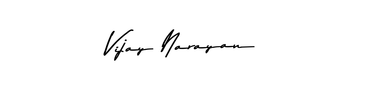 Vijay Narayan stylish signature style. Best Handwritten Sign (Asem Kandis PERSONAL USE) for my name. Handwritten Signature Collection Ideas for my name Vijay Narayan. Vijay Narayan signature style 9 images and pictures png