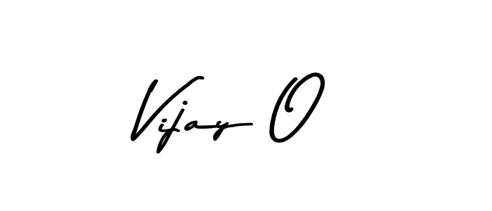 Vijay O stylish signature style. Best Handwritten Sign (Asem Kandis PERSONAL USE) for my name. Handwritten Signature Collection Ideas for my name Vijay O. Vijay O signature style 9 images and pictures png