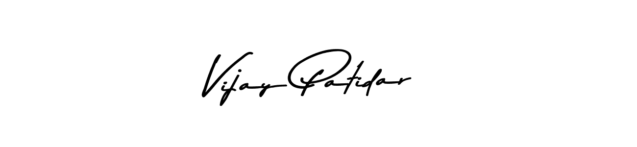 Use a signature maker to create a handwritten signature online. With this signature software, you can design (Asem Kandis PERSONAL USE) your own signature for name Vijay Patidar. Vijay Patidar signature style 9 images and pictures png