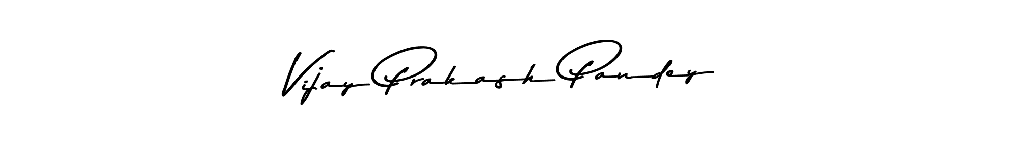 How to make Vijay Prakash Pandey name signature. Use Asem Kandis PERSONAL USE style for creating short signs online. This is the latest handwritten sign. Vijay Prakash Pandey signature style 9 images and pictures png