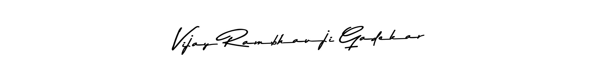 Similarly Asem Kandis PERSONAL USE is the best handwritten signature design. Signature creator online .You can use it as an online autograph creator for name Vijay Rambhauji Gadekar. Vijay Rambhauji Gadekar signature style 9 images and pictures png