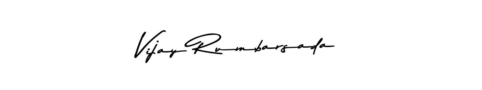 Asem Kandis PERSONAL USE is a professional signature style that is perfect for those who want to add a touch of class to their signature. It is also a great choice for those who want to make their signature more unique. Get Vijay Rumbarsada name to fancy signature for free. Vijay Rumbarsada signature style 9 images and pictures png