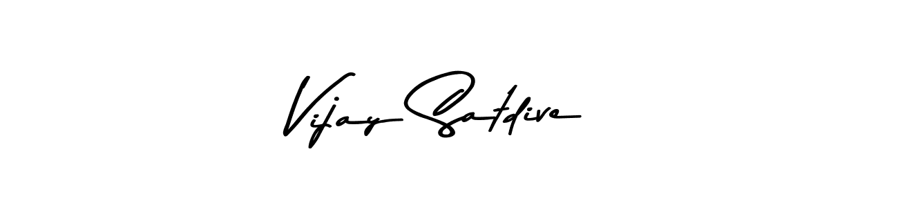 Design your own signature with our free online signature maker. With this signature software, you can create a handwritten (Asem Kandis PERSONAL USE) signature for name Vijay Satdive. Vijay Satdive signature style 9 images and pictures png