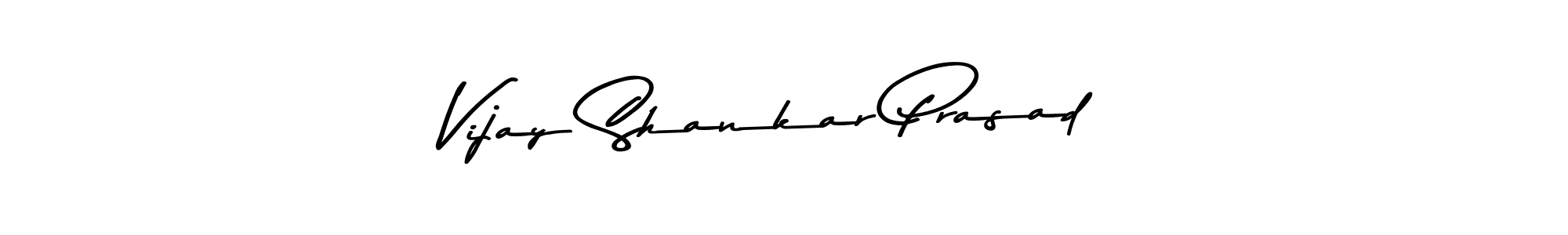 How to make Vijay Shankar Prasad name signature. Use Asem Kandis PERSONAL USE style for creating short signs online. This is the latest handwritten sign. Vijay Shankar Prasad signature style 9 images and pictures png