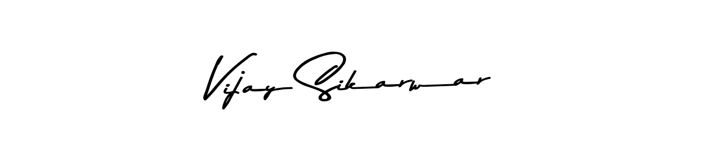 Use a signature maker to create a handwritten signature online. With this signature software, you can design (Asem Kandis PERSONAL USE) your own signature for name Vijay Sikarwar. Vijay Sikarwar signature style 9 images and pictures png