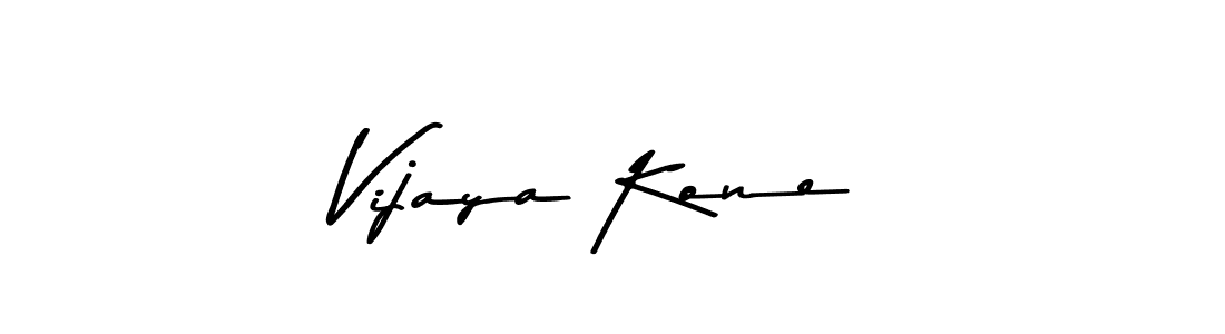Create a beautiful signature design for name Vijaya Kone. With this signature (Asem Kandis PERSONAL USE) fonts, you can make a handwritten signature for free. Vijaya Kone signature style 9 images and pictures png
