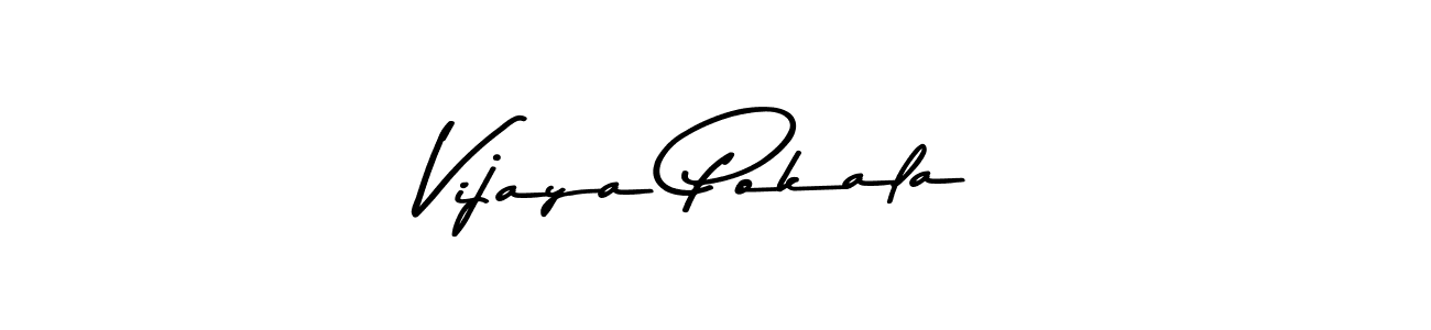 Also You can easily find your signature by using the search form. We will create Vijaya Pokala name handwritten signature images for you free of cost using Asem Kandis PERSONAL USE sign style. Vijaya Pokala signature style 9 images and pictures png
