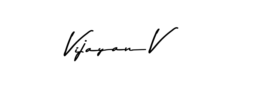 How to make Vijayan V signature? Asem Kandis PERSONAL USE is a professional autograph style. Create handwritten signature for Vijayan V name. Vijayan V signature style 9 images and pictures png