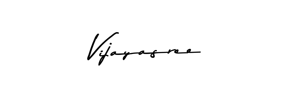 Vijayasree stylish signature style. Best Handwritten Sign (Asem Kandis PERSONAL USE) for my name. Handwritten Signature Collection Ideas for my name Vijayasree. Vijayasree signature style 9 images and pictures png