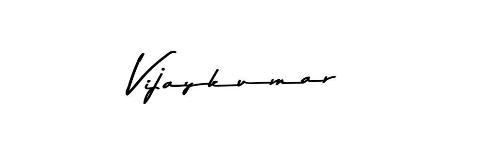Make a beautiful signature design for name Vijaykumar. With this signature (Asem Kandis PERSONAL USE) style, you can create a handwritten signature for free. Vijaykumar signature style 9 images and pictures png