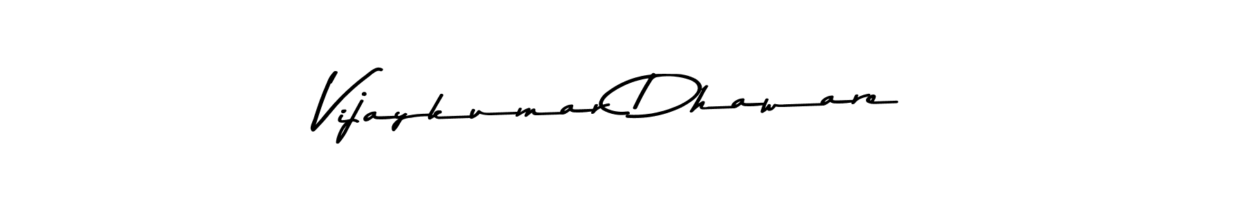 Vijaykumar Dhaware stylish signature style. Best Handwritten Sign (Asem Kandis PERSONAL USE) for my name. Handwritten Signature Collection Ideas for my name Vijaykumar Dhaware. Vijaykumar Dhaware signature style 9 images and pictures png
