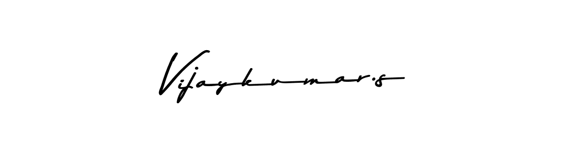 Make a beautiful signature design for name Vijaykumar.s. With this signature (Asem Kandis PERSONAL USE) style, you can create a handwritten signature for free. Vijaykumar.s signature style 9 images and pictures png
