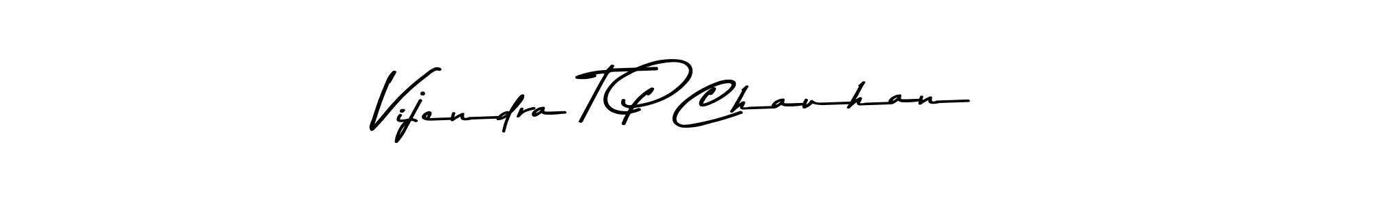 It looks lik you need a new signature style for name Vijendra T P Chauhan. Design unique handwritten (Asem Kandis PERSONAL USE) signature with our free signature maker in just a few clicks. Vijendra T P Chauhan signature style 9 images and pictures png