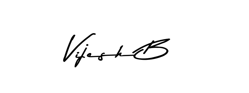 Here are the top 10 professional signature styles for the name Vijesh B. These are the best autograph styles you can use for your name. Vijesh B signature style 9 images and pictures png