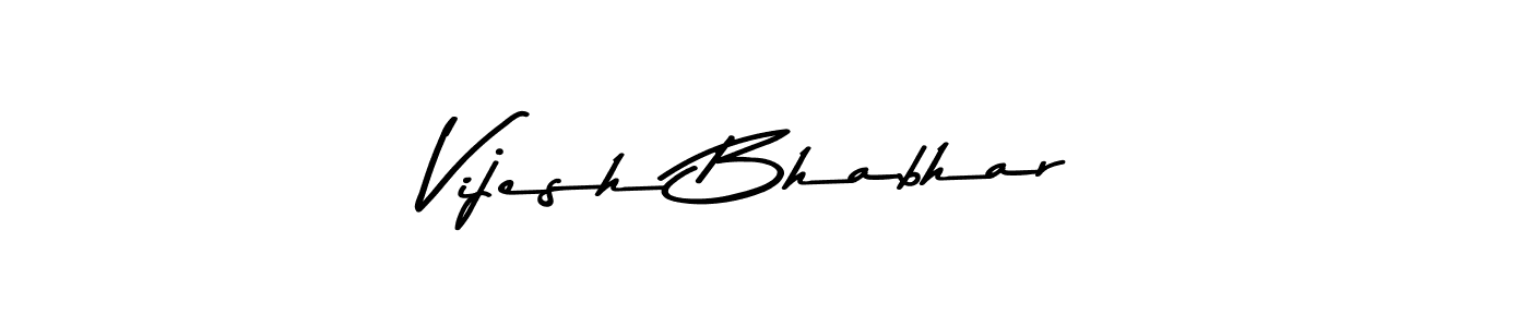Also You can easily find your signature by using the search form. We will create Vijesh Bhabhar name handwritten signature images for you free of cost using Asem Kandis PERSONAL USE sign style. Vijesh Bhabhar signature style 9 images and pictures png
