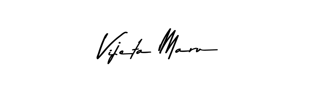 Make a beautiful signature design for name Vijeta Maru. With this signature (Asem Kandis PERSONAL USE) style, you can create a handwritten signature for free. Vijeta Maru signature style 9 images and pictures png