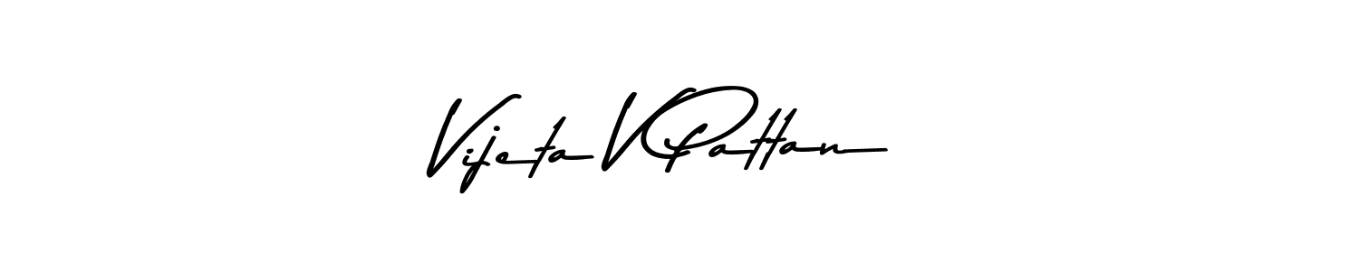 This is the best signature style for the Vijeta V Pattan name. Also you like these signature font (Asem Kandis PERSONAL USE). Mix name signature. Vijeta V Pattan signature style 9 images and pictures png