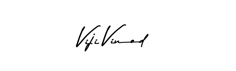 Also You can easily find your signature by using the search form. We will create Viji Vinod name handwritten signature images for you free of cost using Asem Kandis PERSONAL USE sign style. Viji Vinod signature style 9 images and pictures png