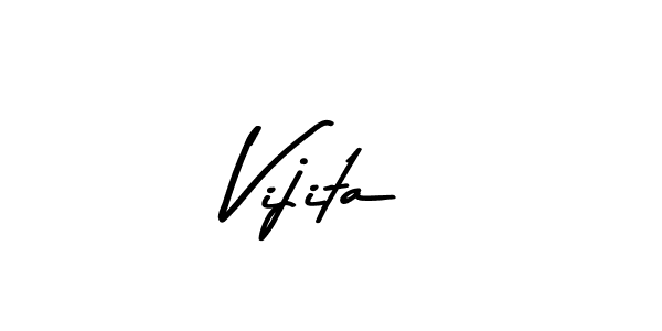 Use a signature maker to create a handwritten signature online. With this signature software, you can design (Asem Kandis PERSONAL USE) your own signature for name Vijita. Vijita signature style 9 images and pictures png