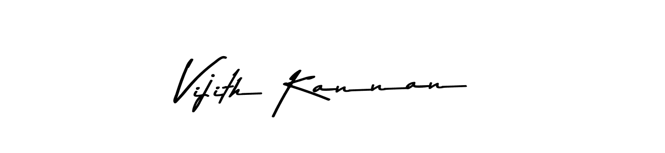 The best way (Asem Kandis PERSONAL USE) to make a short signature is to pick only two or three words in your name. The name Vijith Kannan include a total of six letters. For converting this name. Vijith Kannan signature style 9 images and pictures png