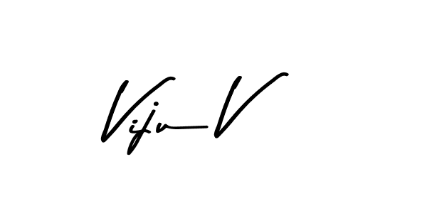 How to make Viju V signature? Asem Kandis PERSONAL USE is a professional autograph style. Create handwritten signature for Viju V name. Viju V signature style 9 images and pictures png