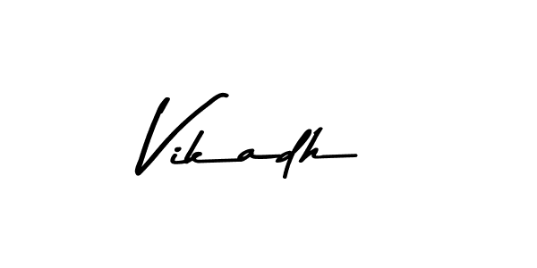 Vikadh stylish signature style. Best Handwritten Sign (Asem Kandis PERSONAL USE) for my name. Handwritten Signature Collection Ideas for my name Vikadh. Vikadh signature style 9 images and pictures png
