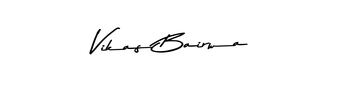 The best way (Asem Kandis PERSONAL USE) to make a short signature is to pick only two or three words in your name. The name Vikas Bairwa include a total of six letters. For converting this name. Vikas Bairwa signature style 9 images and pictures png