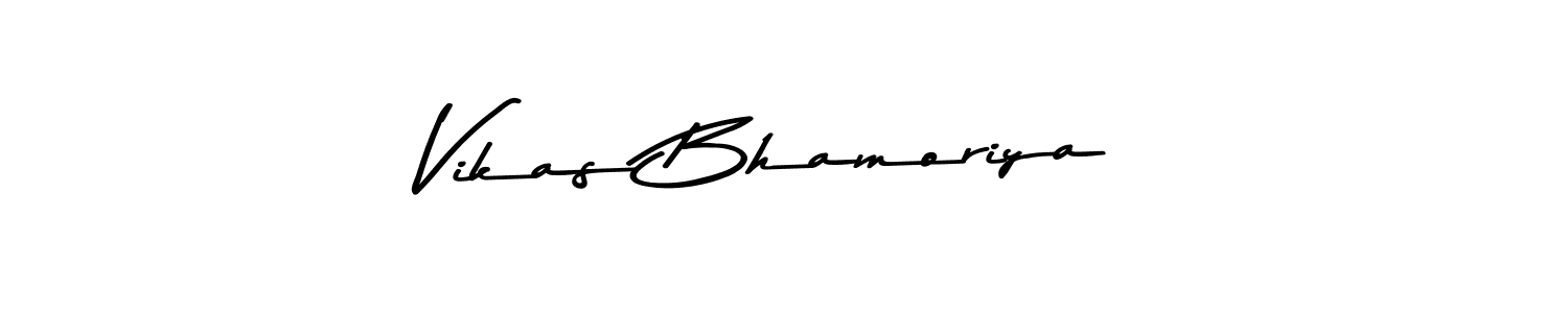 How to make Vikas Bhamoriya signature? Asem Kandis PERSONAL USE is a professional autograph style. Create handwritten signature for Vikas Bhamoriya name. Vikas Bhamoriya signature style 9 images and pictures png