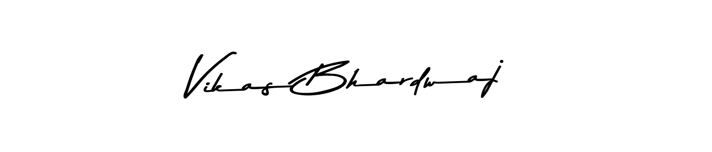 How to make Vikas Bhardwaj name signature. Use Asem Kandis PERSONAL USE style for creating short signs online. This is the latest handwritten sign. Vikas Bhardwaj signature style 9 images and pictures png