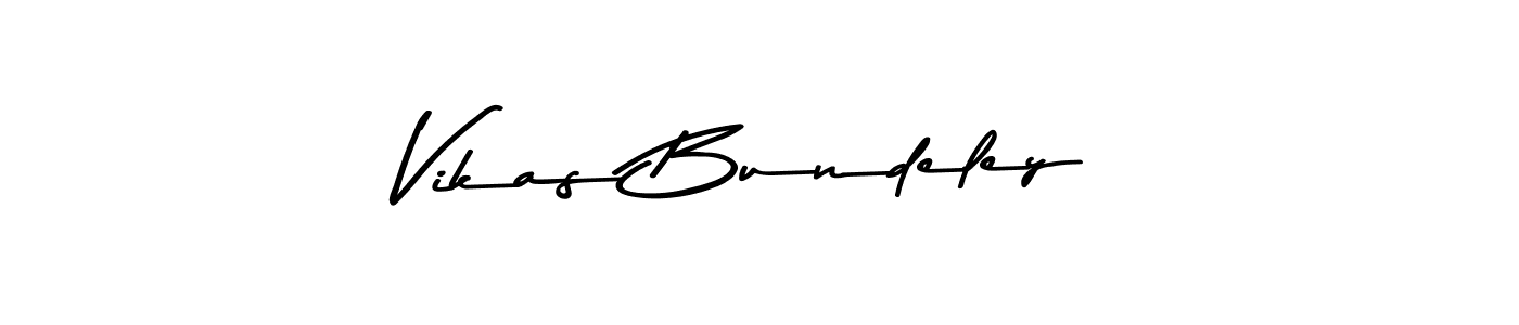 Create a beautiful signature design for name Vikas Bundeley. With this signature (Asem Kandis PERSONAL USE) fonts, you can make a handwritten signature for free. Vikas Bundeley signature style 9 images and pictures png