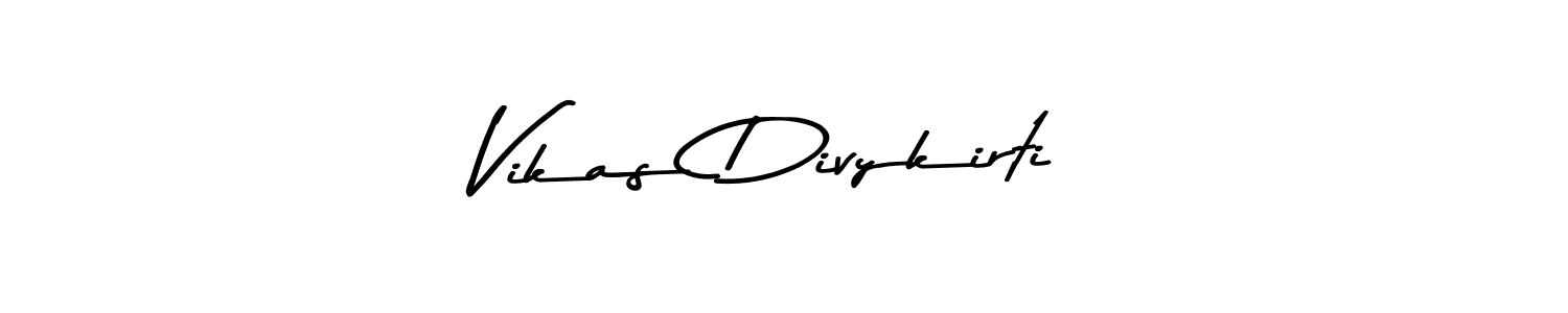 Also we have Vikas Divykirti name is the best signature style. Create professional handwritten signature collection using Asem Kandis PERSONAL USE autograph style. Vikas Divykirti signature style 9 images and pictures png