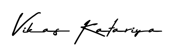 The Asem Kandis PERSONAL USE font transforms the name Vikas Katariya into an executive sign with sharp precision and distinguished character. Vikas Katariya signature style 9 images and pictures png