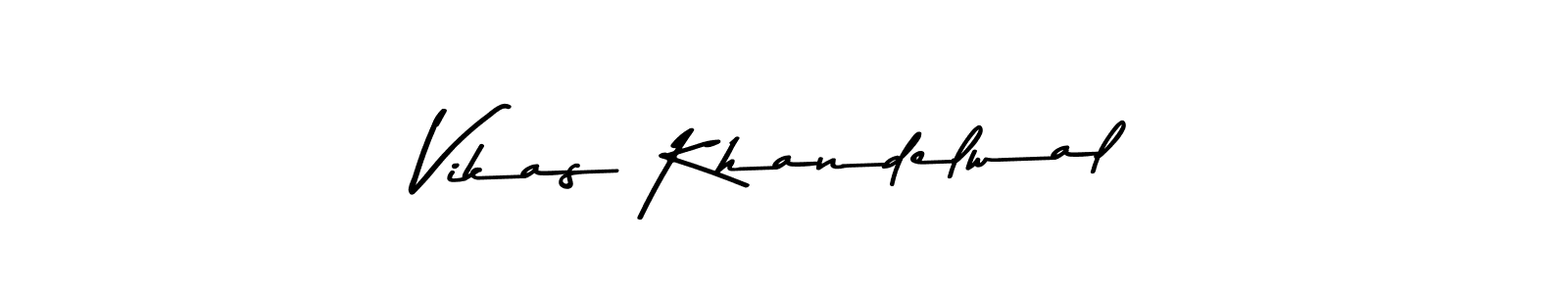 Make a short Vikas Khandelwal signature style. Manage your documents anywhere anytime using Asem Kandis PERSONAL USE. Create and add eSignatures, submit forms, share and send files easily. Vikas Khandelwal signature style 9 images and pictures png
