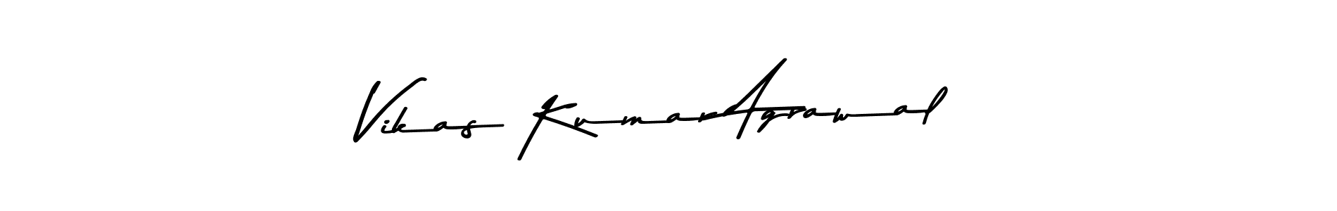 Design your own signature with our free online signature maker. With this signature software, you can create a handwritten (Asem Kandis PERSONAL USE) signature for name Vikas Kumar Agrawal. Vikas Kumar Agrawal signature style 9 images and pictures png