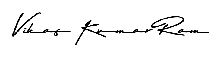 The Asem Kandis PERSONAL USE signature style provides a bold statement for name Vikas Kumar Ram. Designed for business owners, executives, and leaders. Vikas Kumar Ram signature style 9 images and pictures png