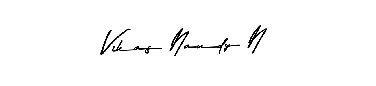 You can use this online signature creator to create a handwritten signature for the name Vikas Nandy N. This is the best online autograph maker. Vikas Nandy N signature style 9 images and pictures png
