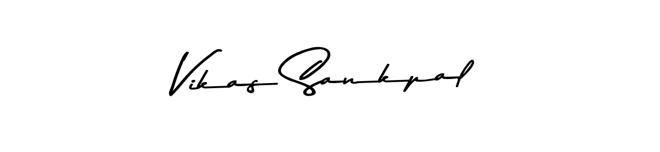 Asem Kandis PERSONAL USE is a professional signature style that is perfect for those who want to add a touch of class to their signature. It is also a great choice for those who want to make their signature more unique. Get Vikas Sankpal name to fancy signature for free. Vikas Sankpal signature style 9 images and pictures png