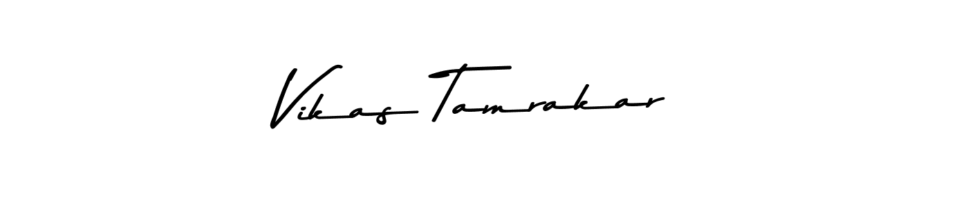 Asem Kandis PERSONAL USE is a professional signature style that is perfect for those who want to add a touch of class to their signature. It is also a great choice for those who want to make their signature more unique. Get Vikas Tamrakar name to fancy signature for free. Vikas Tamrakar signature style 9 images and pictures png