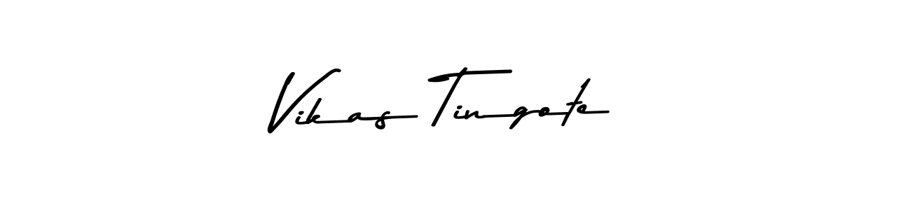 Create a beautiful signature design for name Vikas Tingote. With this signature (Asem Kandis PERSONAL USE) fonts, you can make a handwritten signature for free. Vikas Tingote signature style 9 images and pictures png