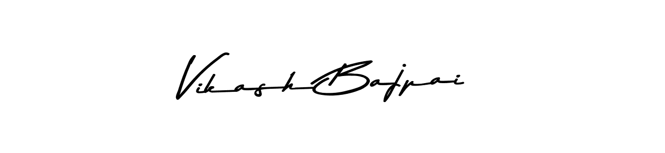 Use a signature maker to create a handwritten signature online. With this signature software, you can design (Asem Kandis PERSONAL USE) your own signature for name Vikash Bajpai. Vikash Bajpai signature style 9 images and pictures png