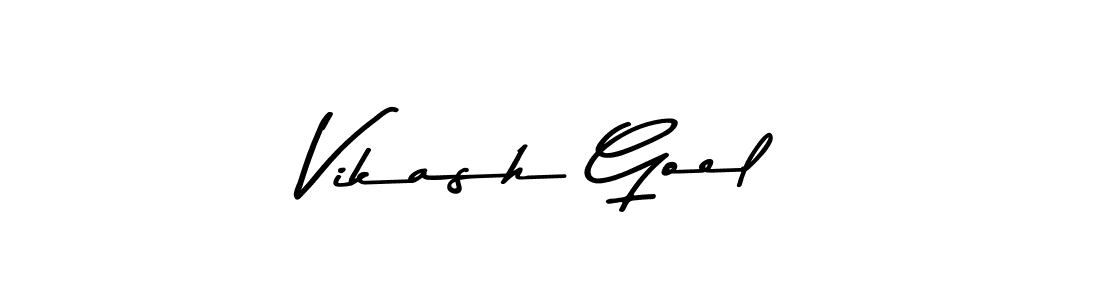 How to make Vikash Goel signature? Asem Kandis PERSONAL USE is a professional autograph style. Create handwritten signature for Vikash Goel name. Vikash Goel signature style 9 images and pictures png
