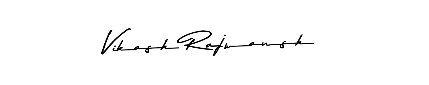 Make a beautiful signature design for name Vikash Rajwansh. With this signature (Asem Kandis PERSONAL USE) style, you can create a handwritten signature for free. Vikash Rajwansh signature style 9 images and pictures png