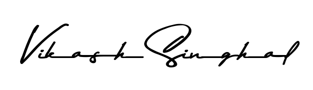 An effortless, minimalist signature concept for Vikash Singhal using Asem Kandis PERSONAL USE design. Clean lines that look great on any document. Vikash Singhal signature style 9 images and pictures png