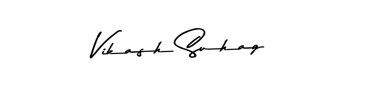 Also we have Vikash Suhag name is the best signature style. Create professional handwritten signature collection using Asem Kandis PERSONAL USE autograph style. Vikash Suhag signature style 9 images and pictures png